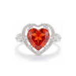 Double Layered Love Heart Ring