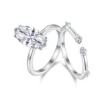 CROWN COLLECTOR Moissanite Ring