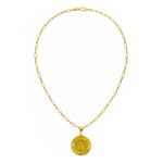 Disc Letter A-Z Necklace