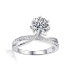 STARRY SNOWFLAKE Moissanite Ring