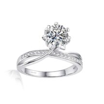 STARRY SNOWFLAKE Moissanite Ring